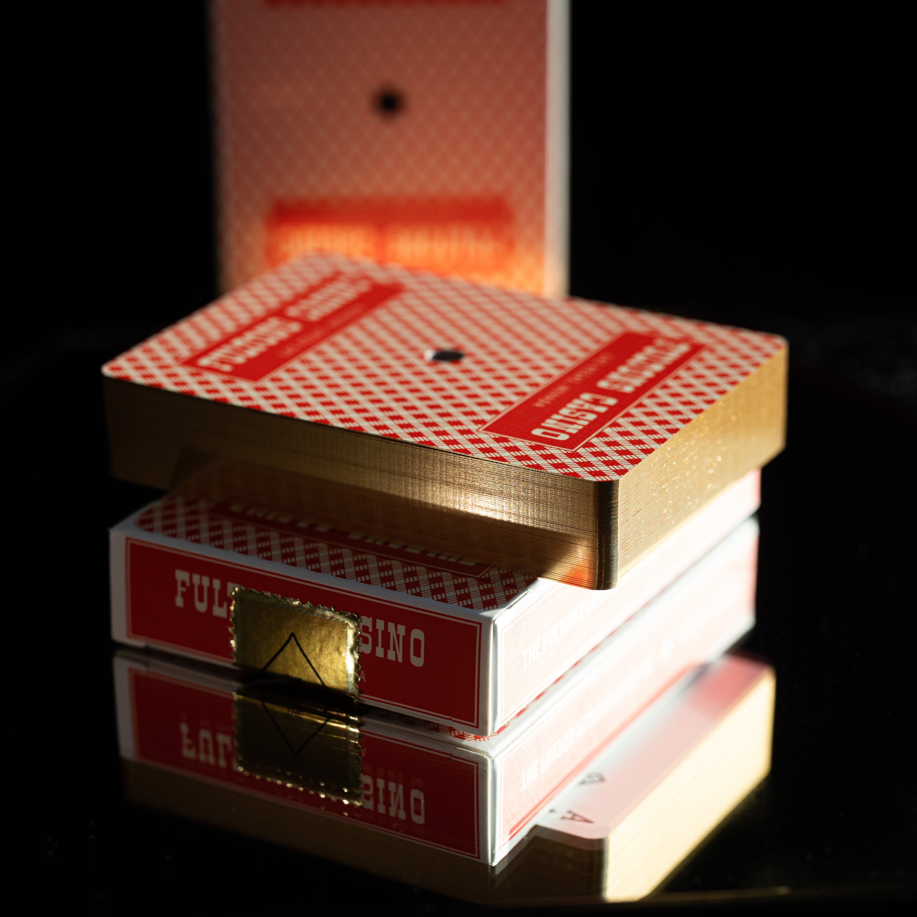 Ace Fulton's, Canceled Edition Playing Cards DAN & DAVE Gold Nugget Edition