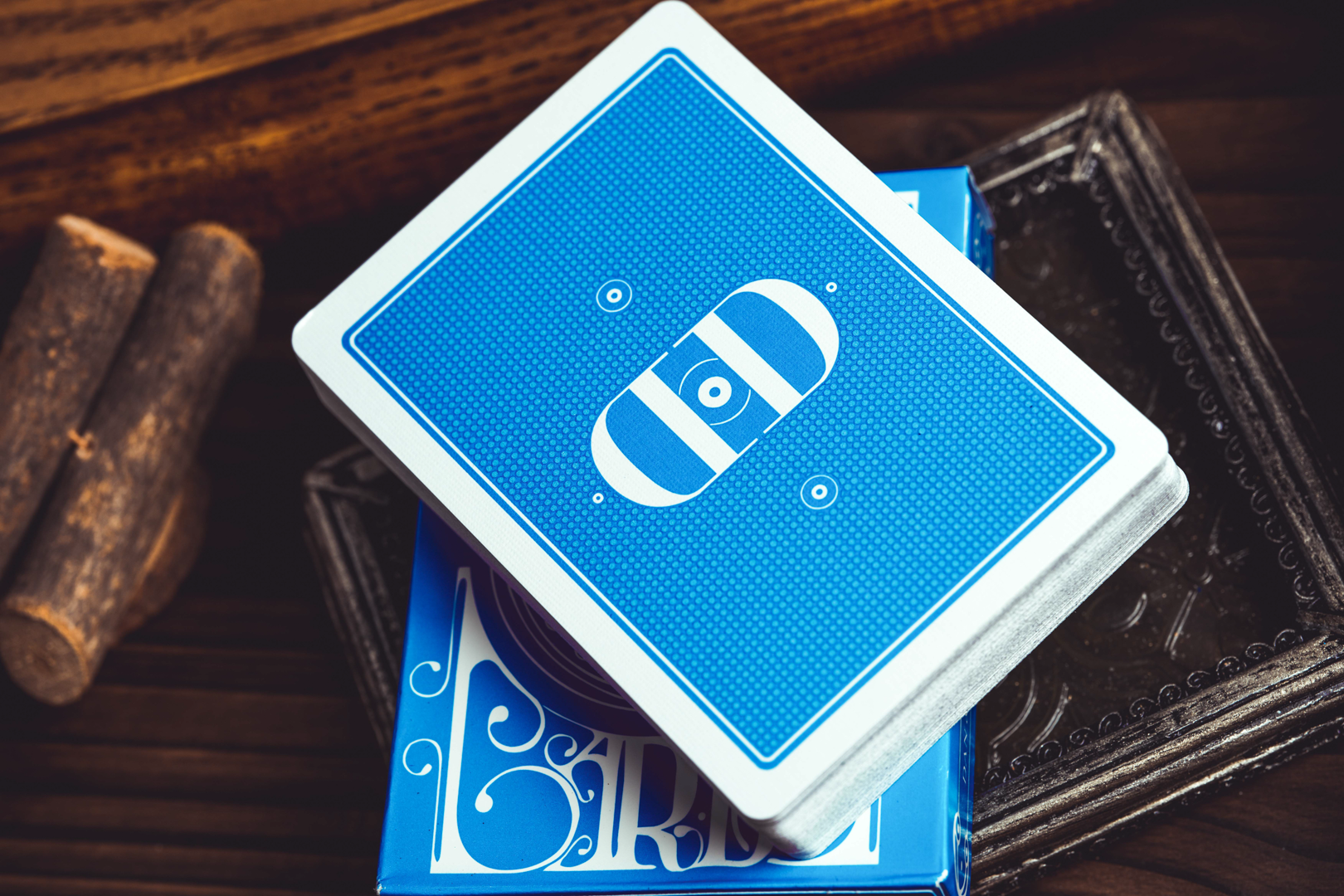 Smoke & Mirrors v9, Blue Edition Playing Cards DAN & DAVE