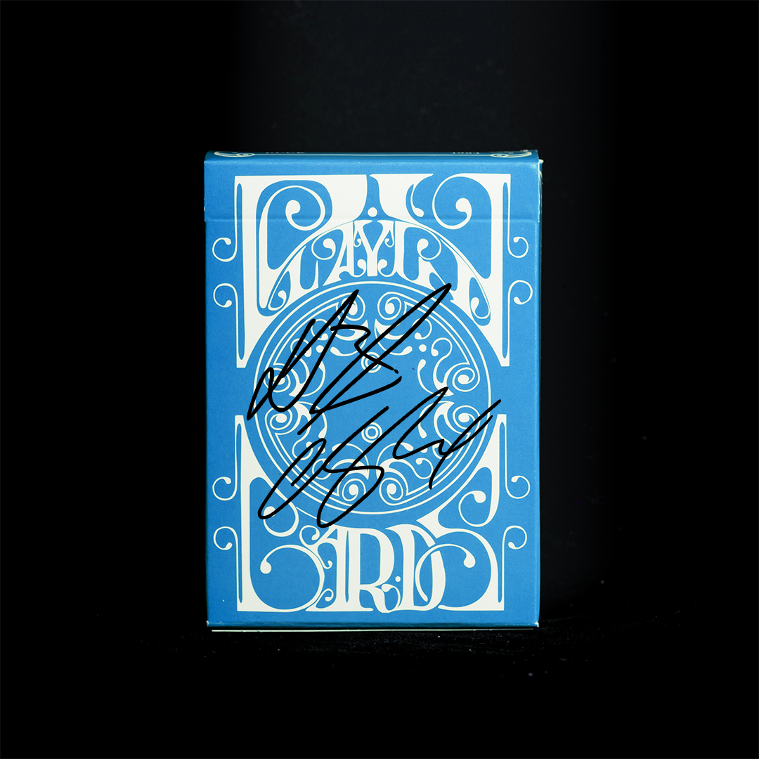 Smoke & Mirrors v9, Blue Edition Playing Cards DAN & DAVE Signed by D&D