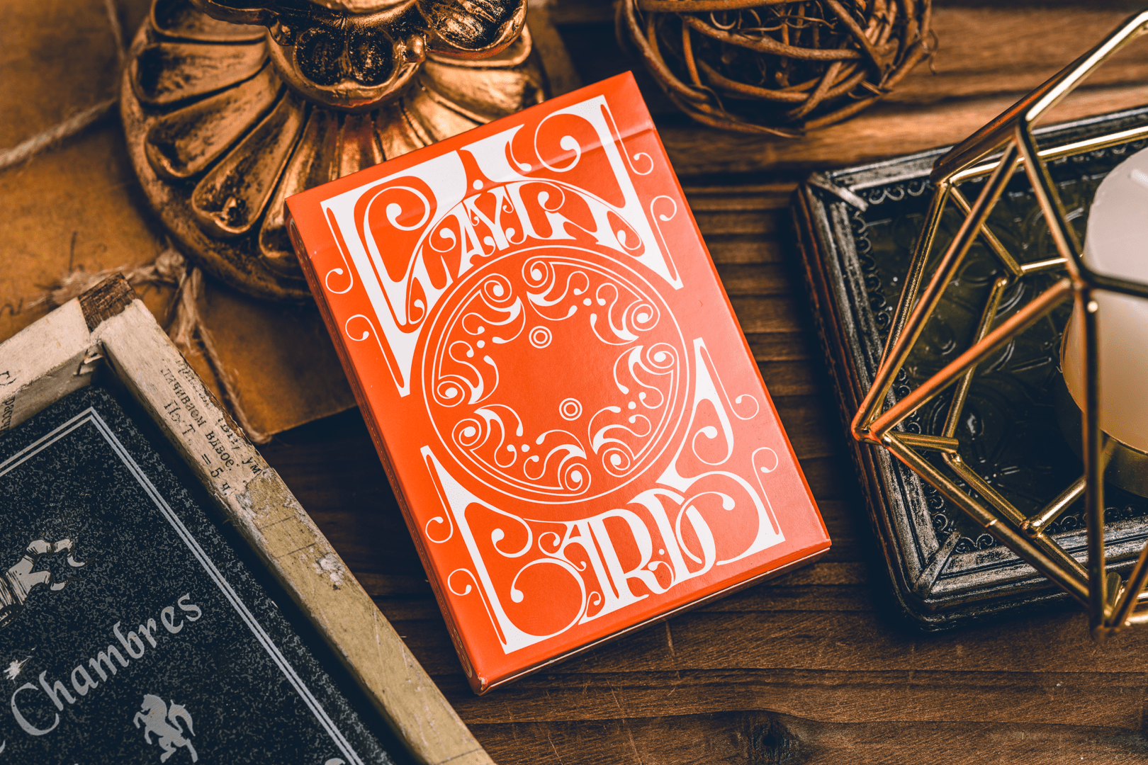 Smoke & Mirrors v9, Orange Edition Playing Cards DAN & DAVE