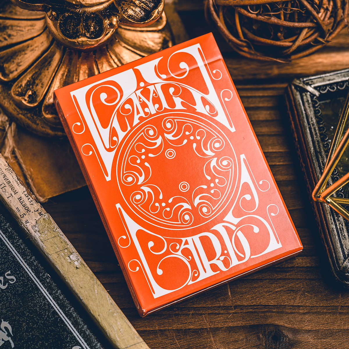 Smoke & Mirrors v9, Orange Edition Playing Cards DAN & DAVE