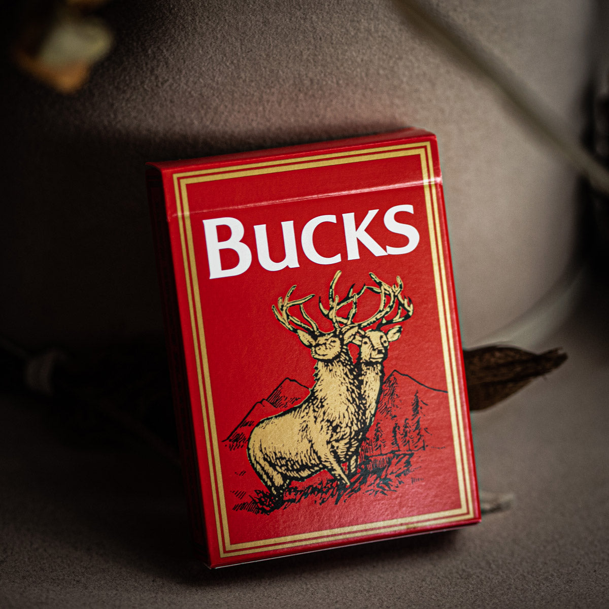Bucks Souvenir Playing Cards Playing Cards DAN & DAVE Standard Edition in Red
