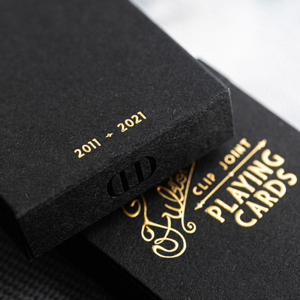 Fulton's Clip Joint, 10 Year Edition Playing Cards DAN & DAVE