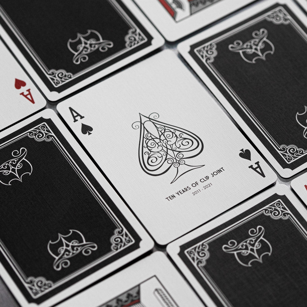 Fulton's Clip Joint, 10 Year Edition Playing Cards DAN & DAVE