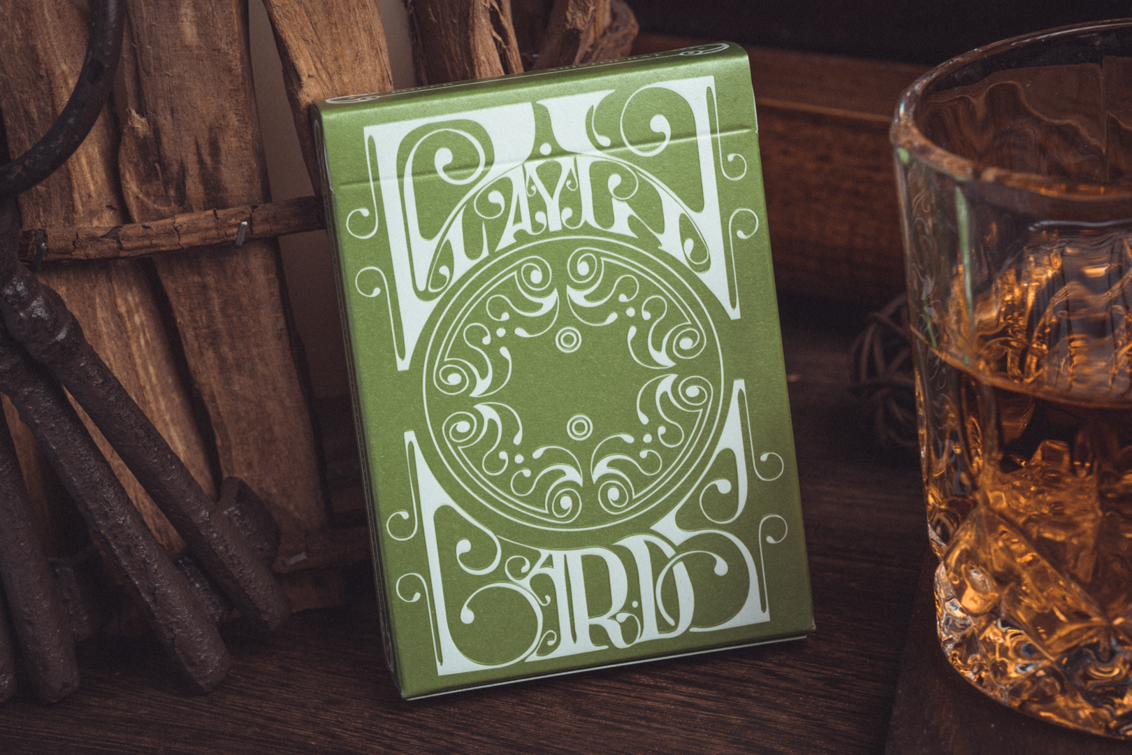 Smoke & Mirrors v8, Green Edition Playing Cards DAN & DAVE Standard Edition