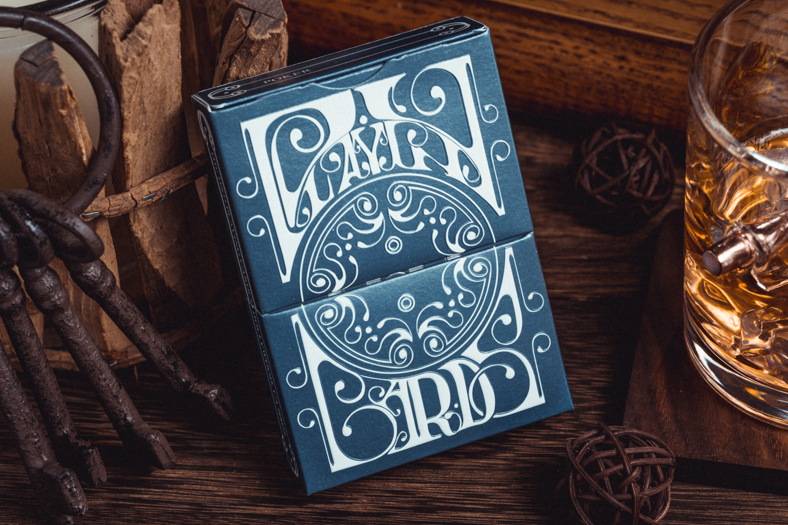Smoke & Mirrors v8, Blue Edition Playing Cards DAN & DAVE