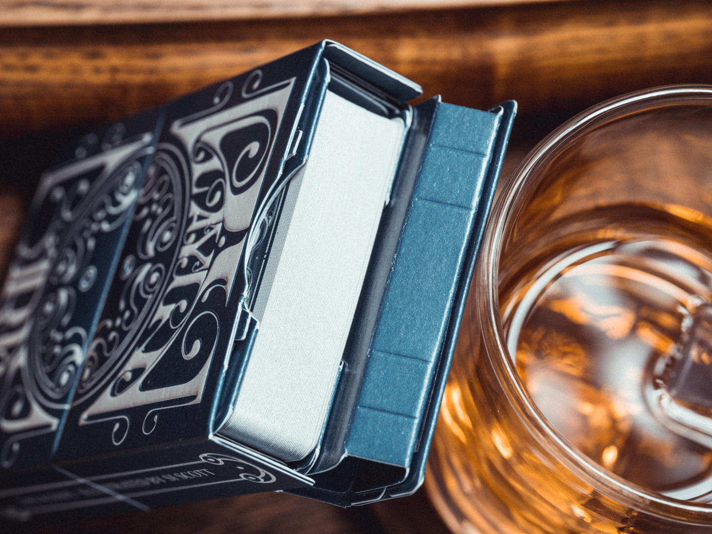 Smoke & Mirrors v8, Blue Edition Playing Cards DAN & DAVE