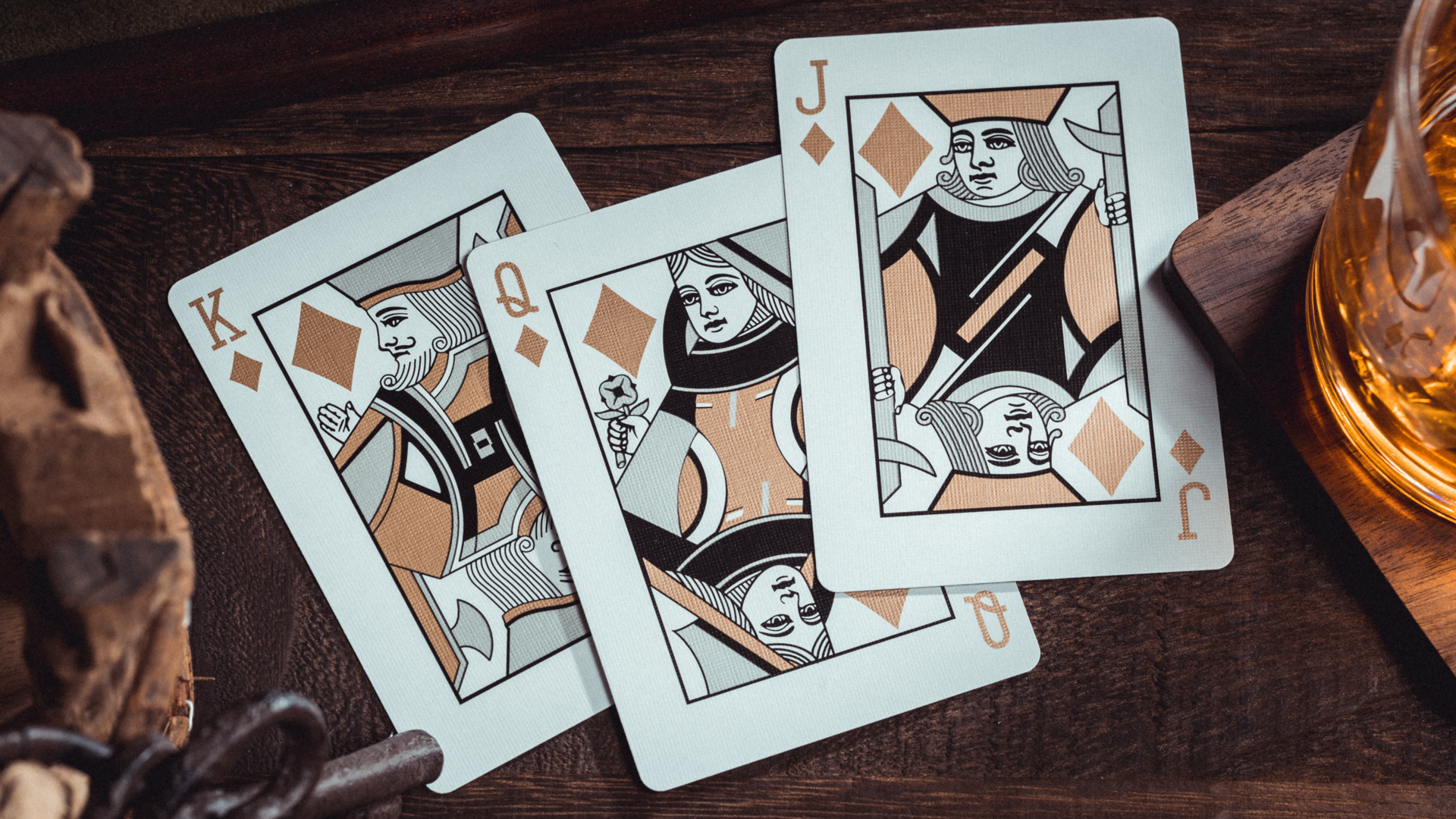 Smoke & Mirrors v8, Gold Edition Playing Cards DAN & DAVE