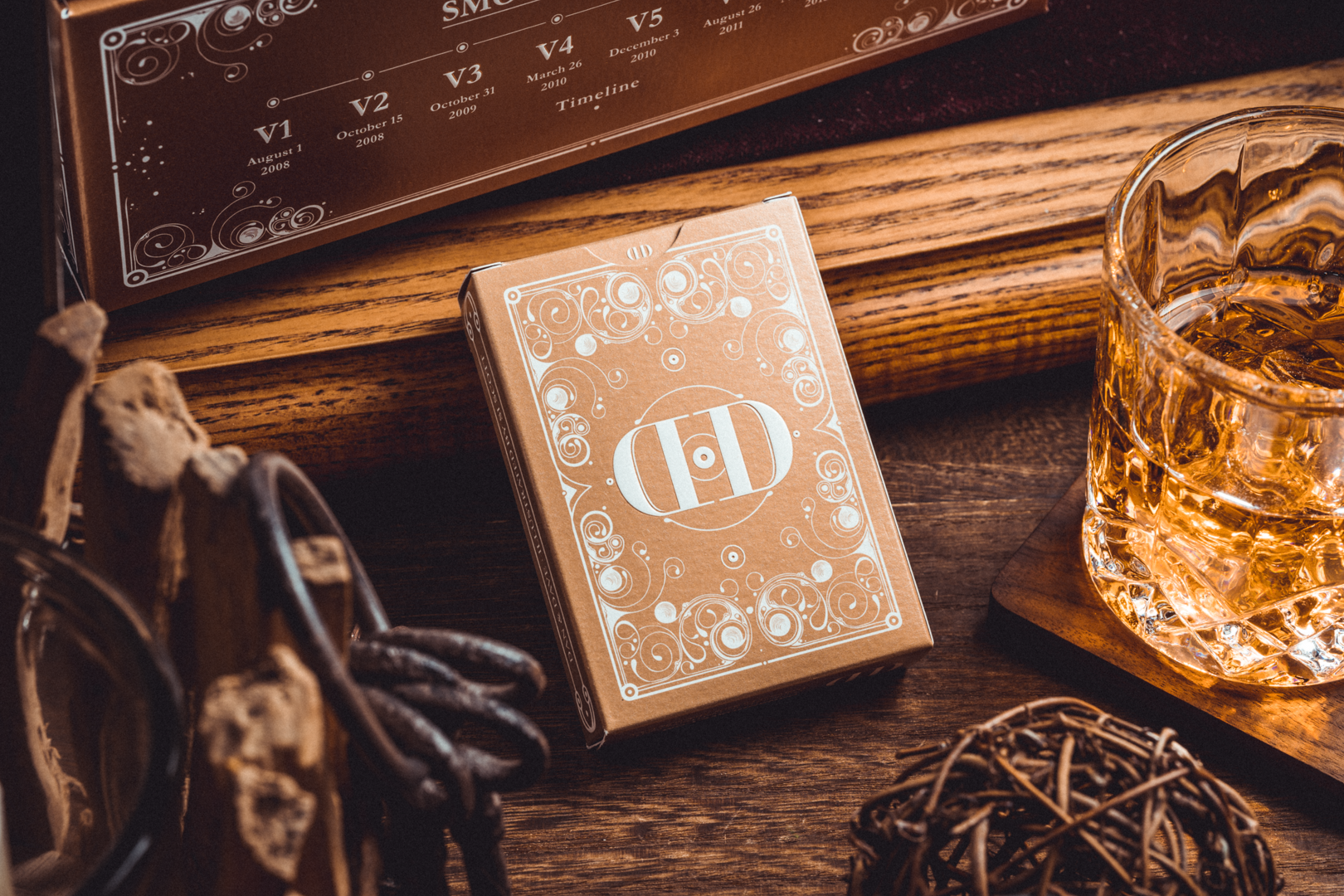 Smoke & Mirrors v8, Gold Edition Playing Cards DAN & DAVE