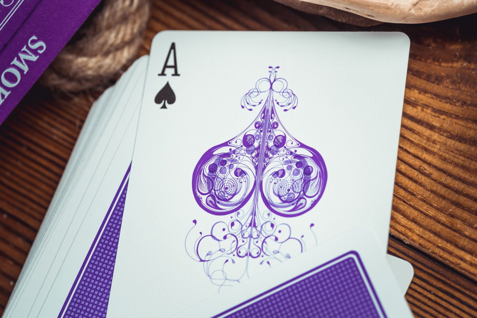 Smoke & Mirrors v9, Purple Edition Playing Cards DAN & DAVE