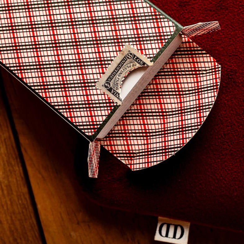 Vintage Plaid Playing Cards DAN & DAVE