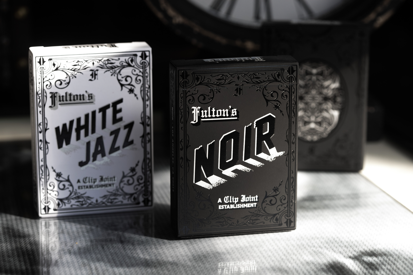 Fulton's Noir Playing Cards DAN & DAVE