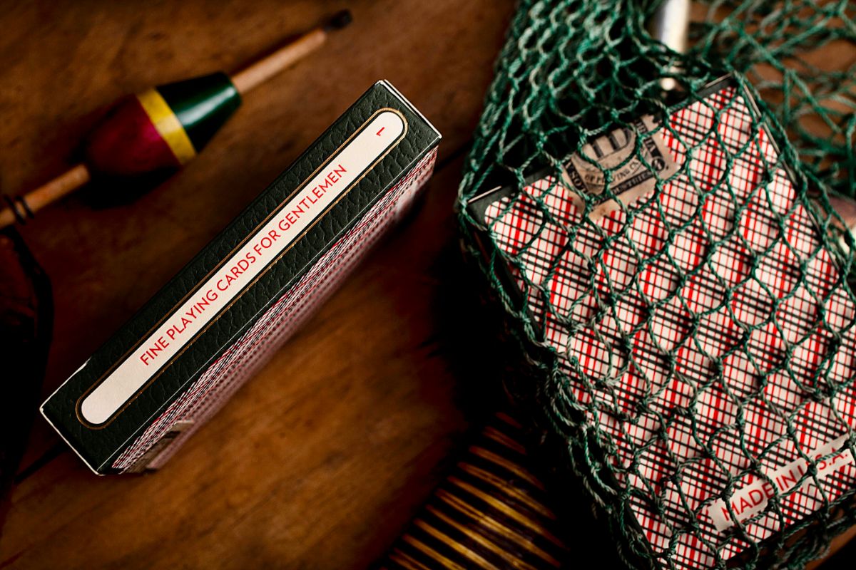 Vintage Plaid Playing Cards DAN & DAVE