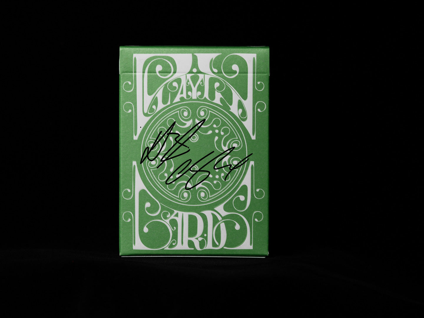 Smoke & Mirrors v8, Green Edition Playing Cards DAN & DAVE Signed by D&D