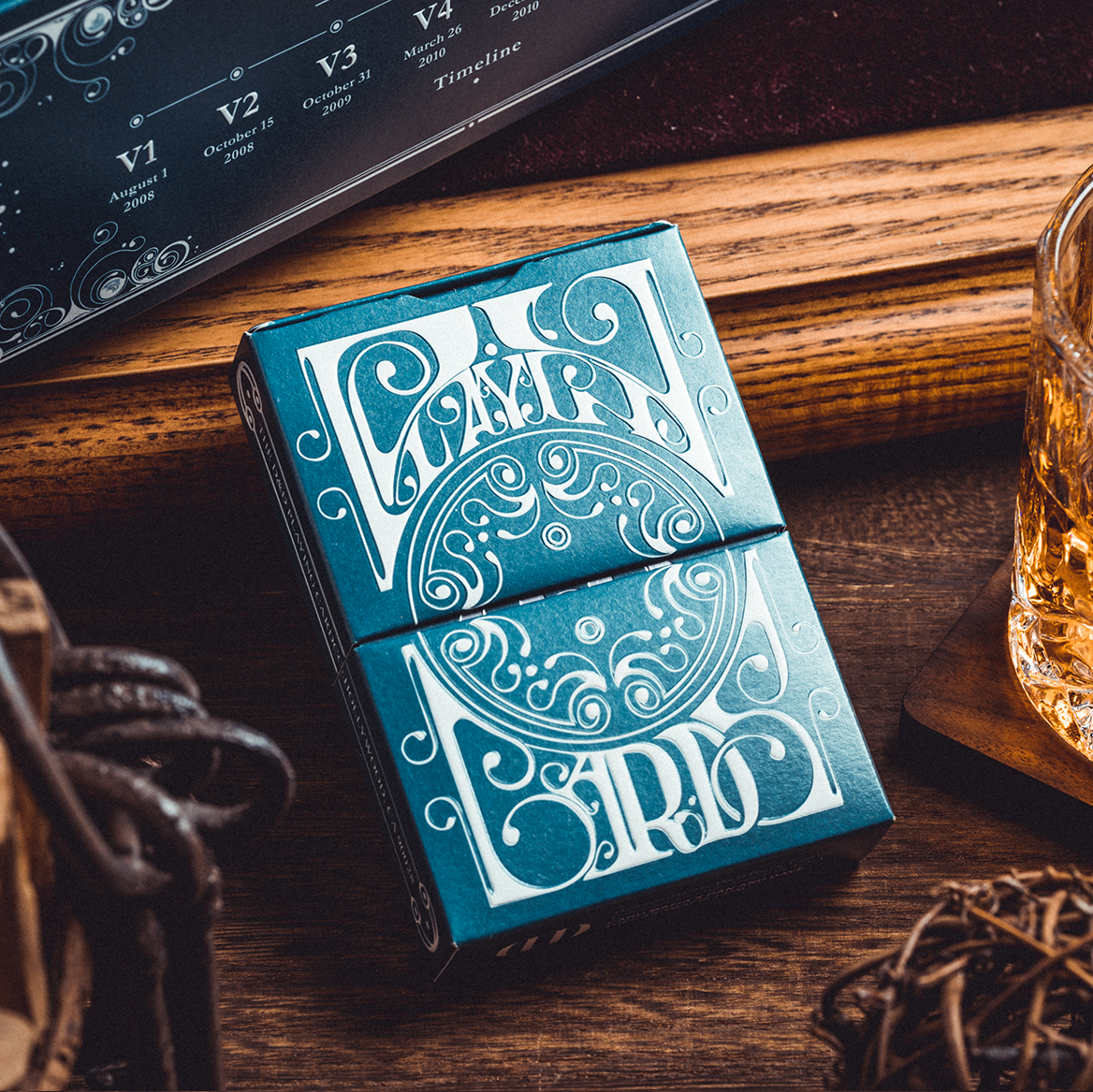 Smoke & Mirrors v8, Blue Edition Playing Cards DAN & DAVE