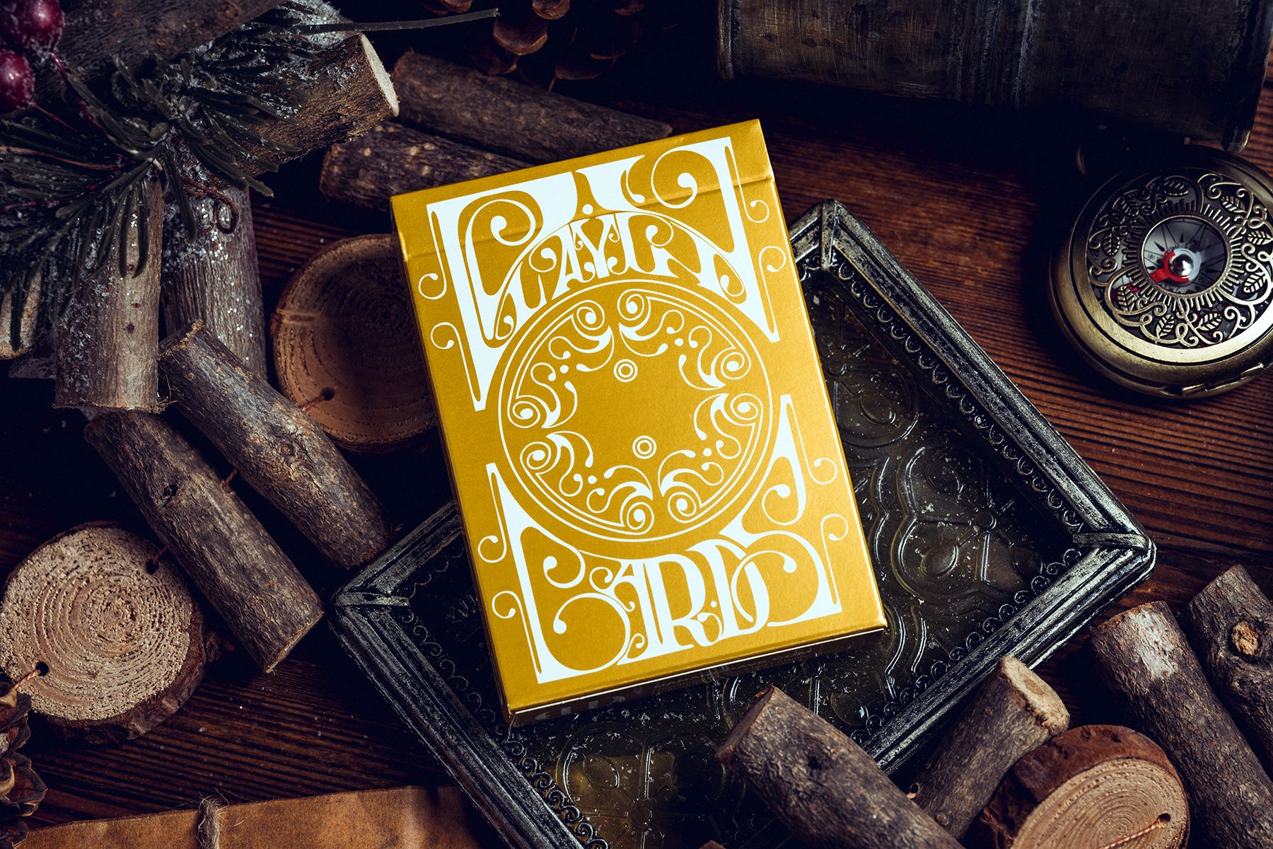 Smoke & Mirrors v9, Gold Edition Playing Cards DAN & DAVE