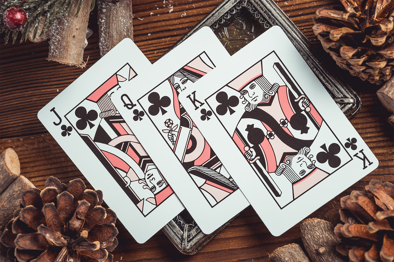 Smoke & Mirrors v9, Pink Edition Playing Cards DAN & DAVE