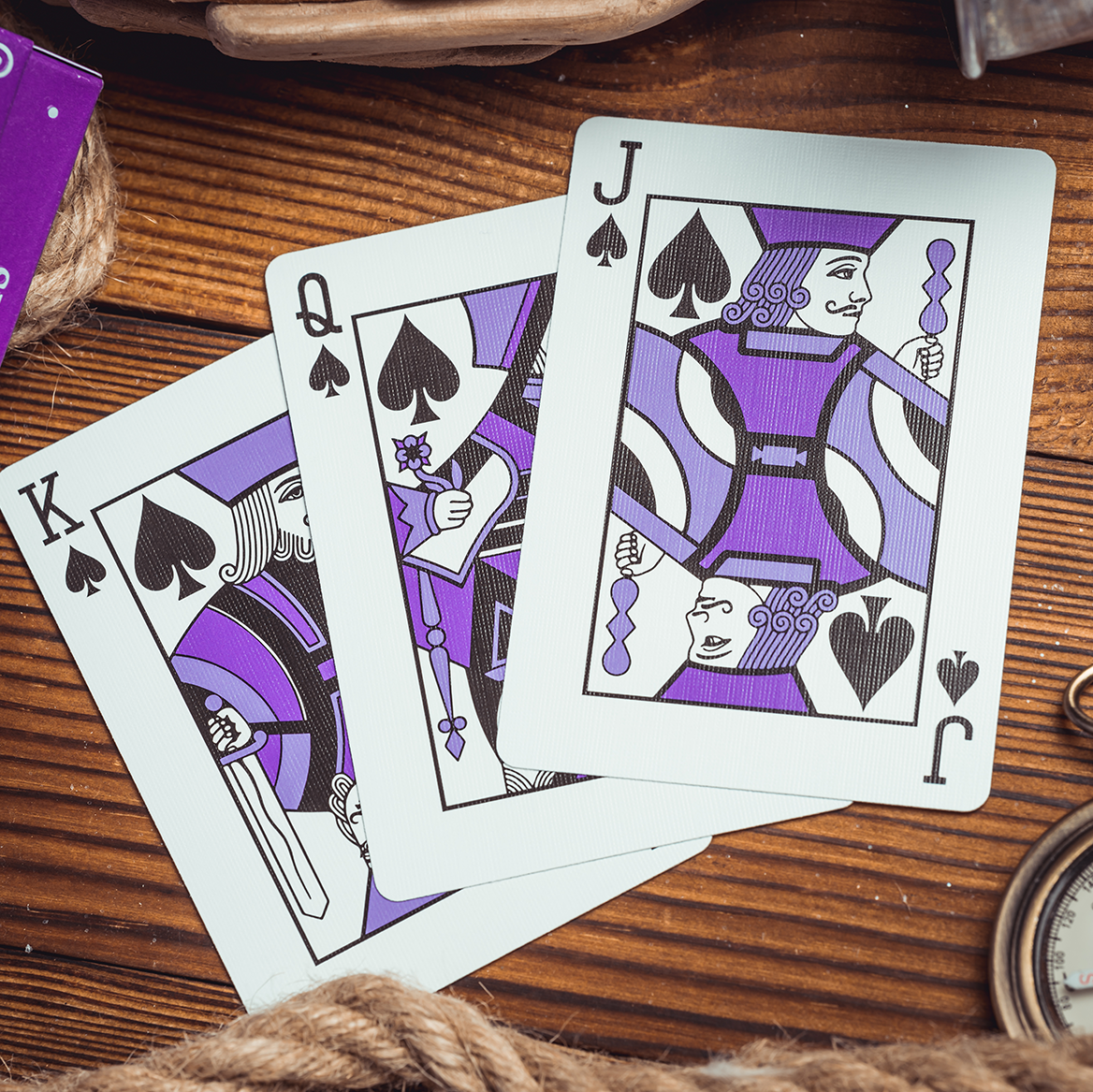 Smoke & Mirrors v9, Purple Edition Playing Cards DAN & DAVE