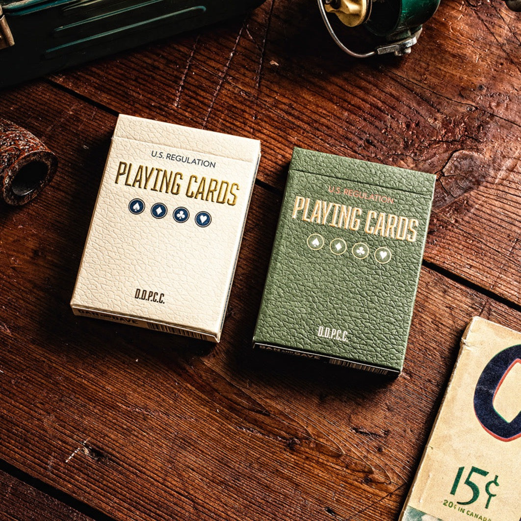 Vintage Plaid Playing Cards DAN & DAVE