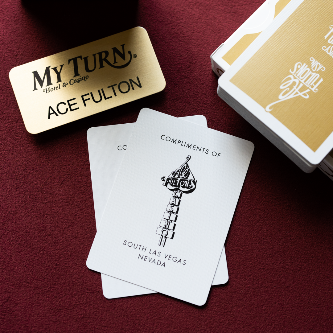 Ace Fulton's Casino: Gold Rush Edition Playing Cards DAN & DAVE