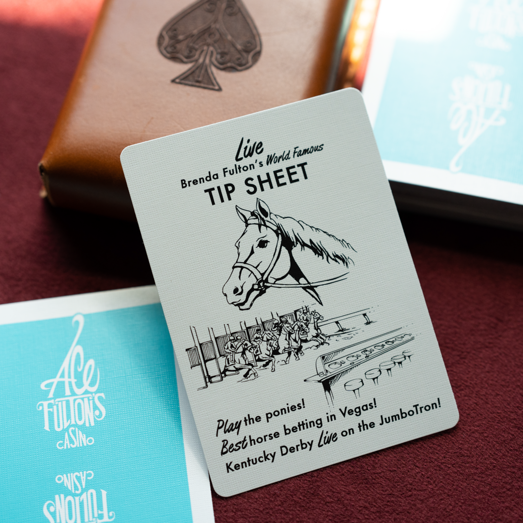 Ace Fulton's Casino: Miami Vice Edition Playing Cards DAN & DAVE