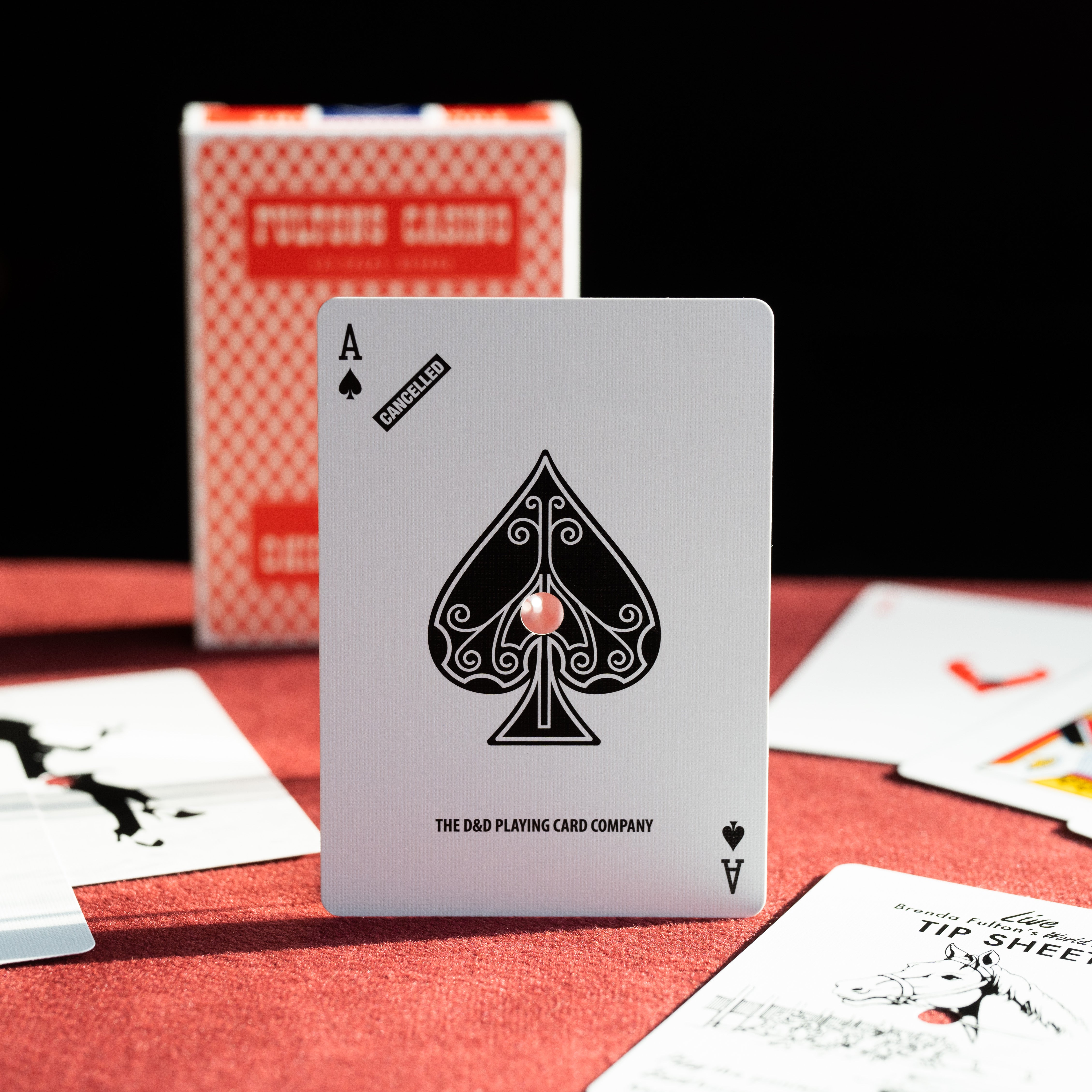 【未開封】Ace Fultons Casino Playing Cards 7個 Ace Fulton's Casino Playing Cards - Emerald Green - SIGNED