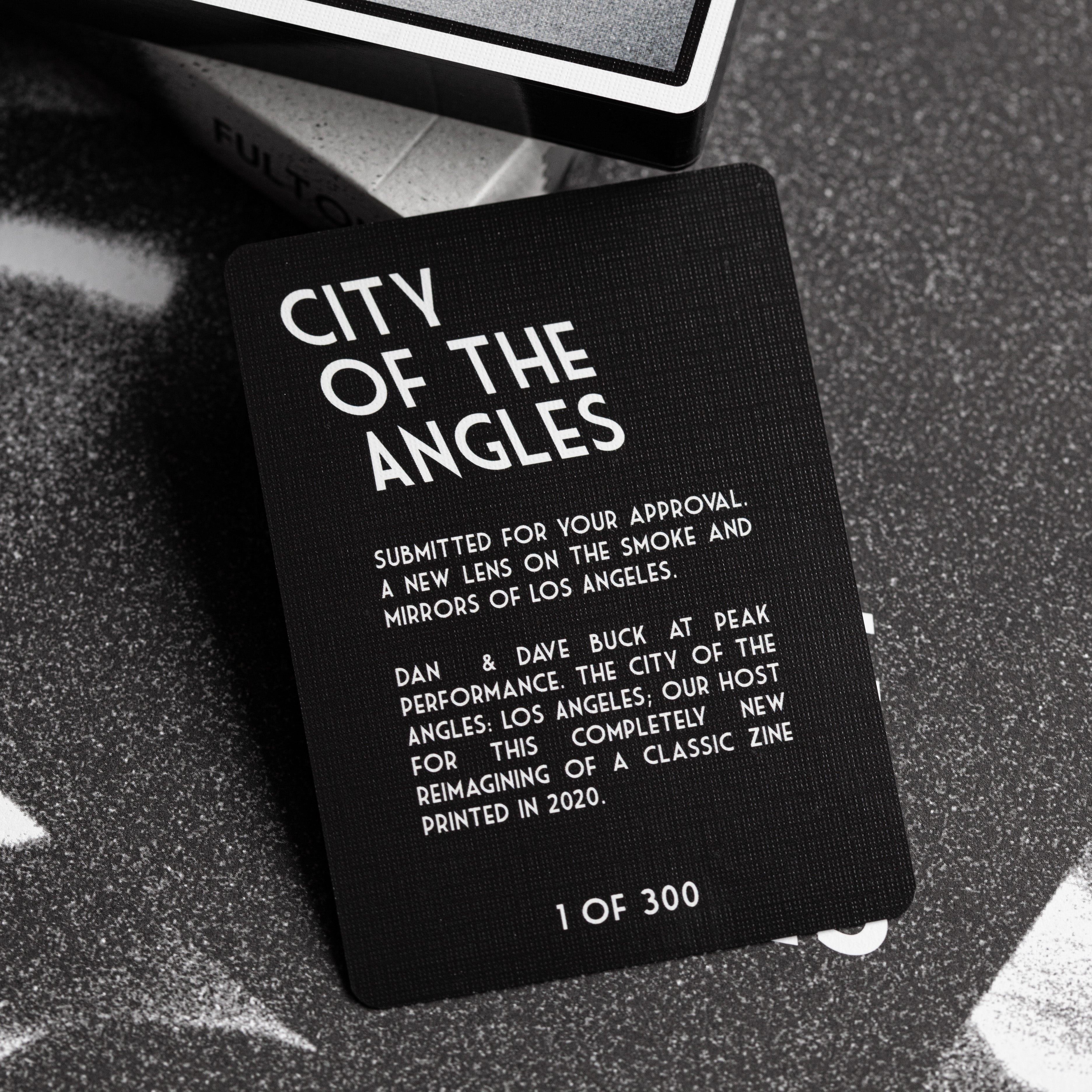 トランプ City of the Angles Playing Cards City of the Angles Playing Cards – DAN & DAVE