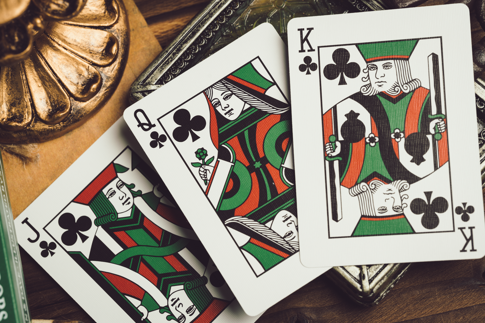 Smoke & Mirrors V9 - Orange Edition Playing Cards - Riffle
