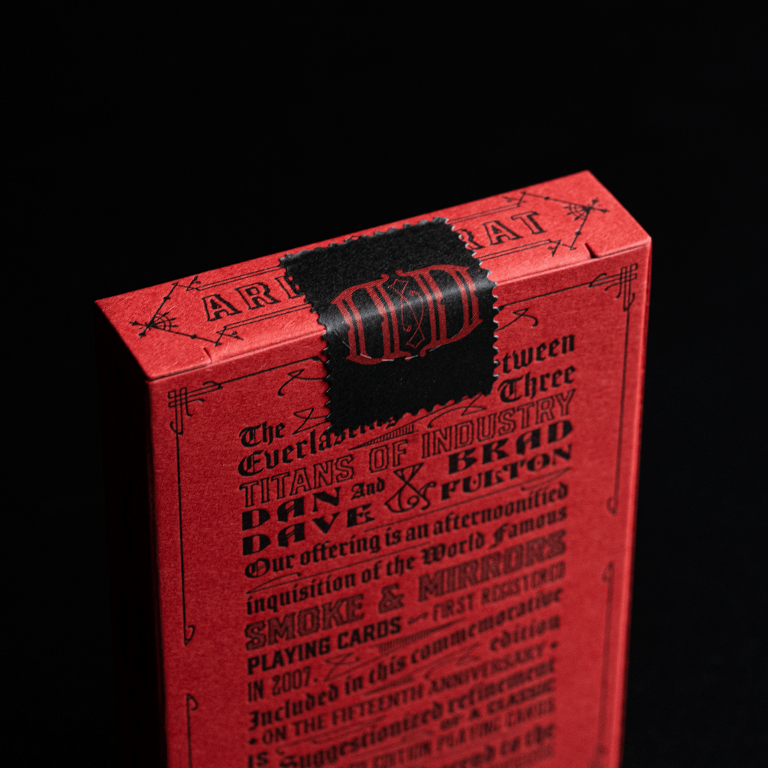 Smoke & Mirrors Anniversary Edition: Rouge Playing Cards DAN & DAVE
