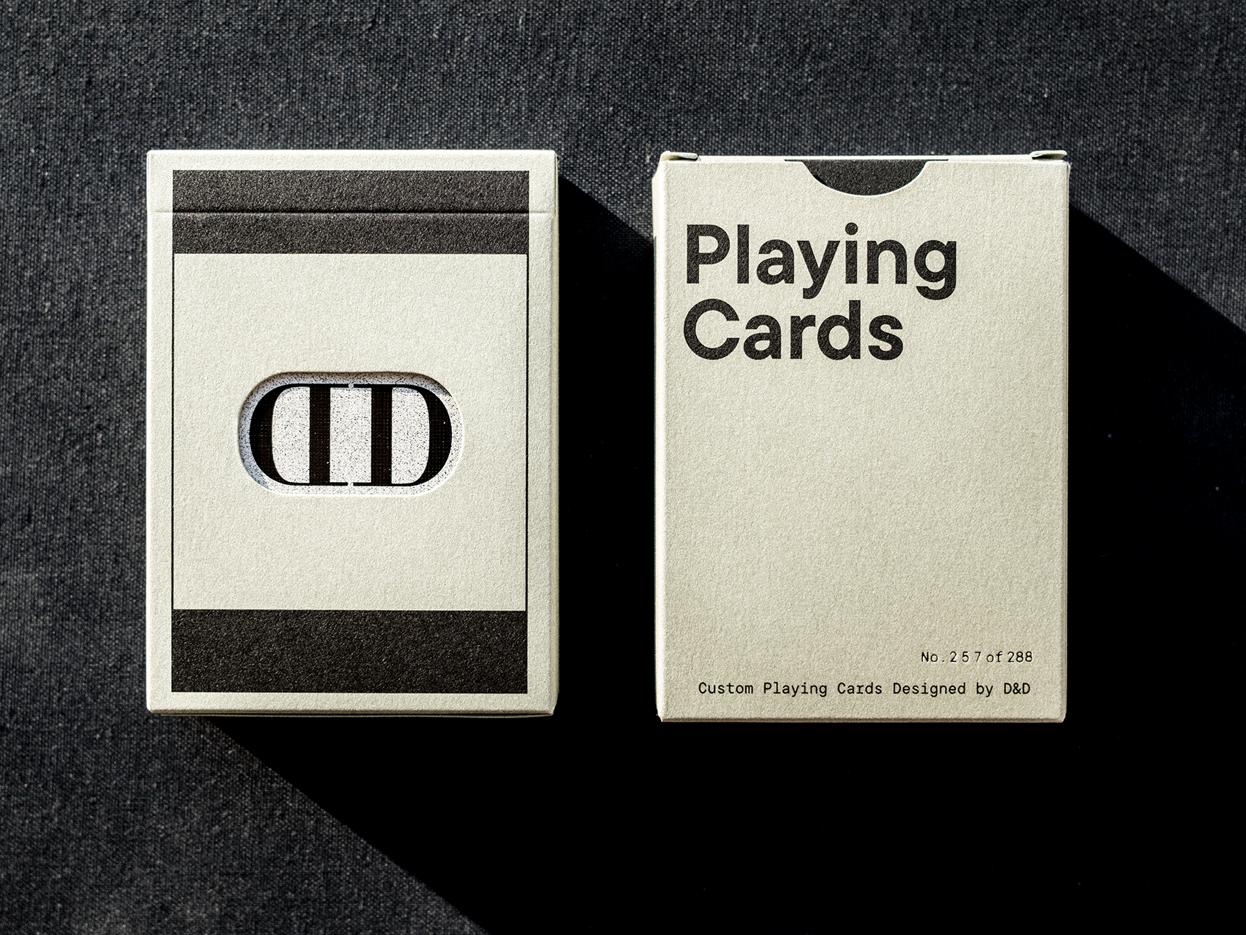 Smoke & Mirrors, Brutalist Editions Playing Cards DAN & DAVE