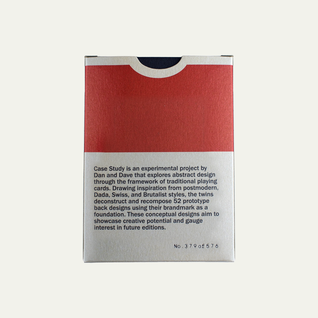 Case Study Playing Cards by Dan and Dave – DAN & DAVE Case Study Playing Cards by Dan and Dave – DAN & DAVE