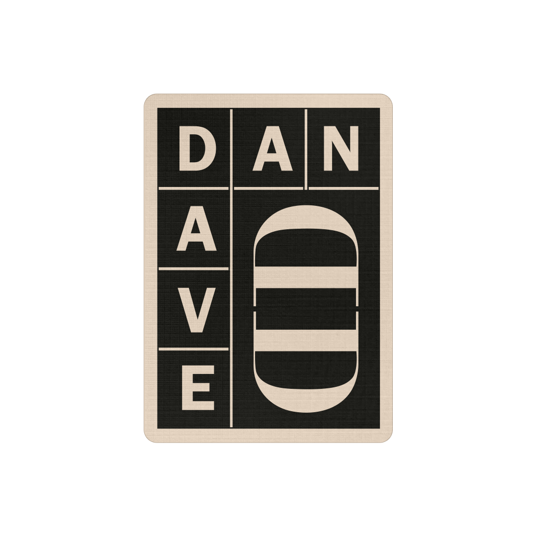 Version 12 Playing Cards DAN & DAVE
