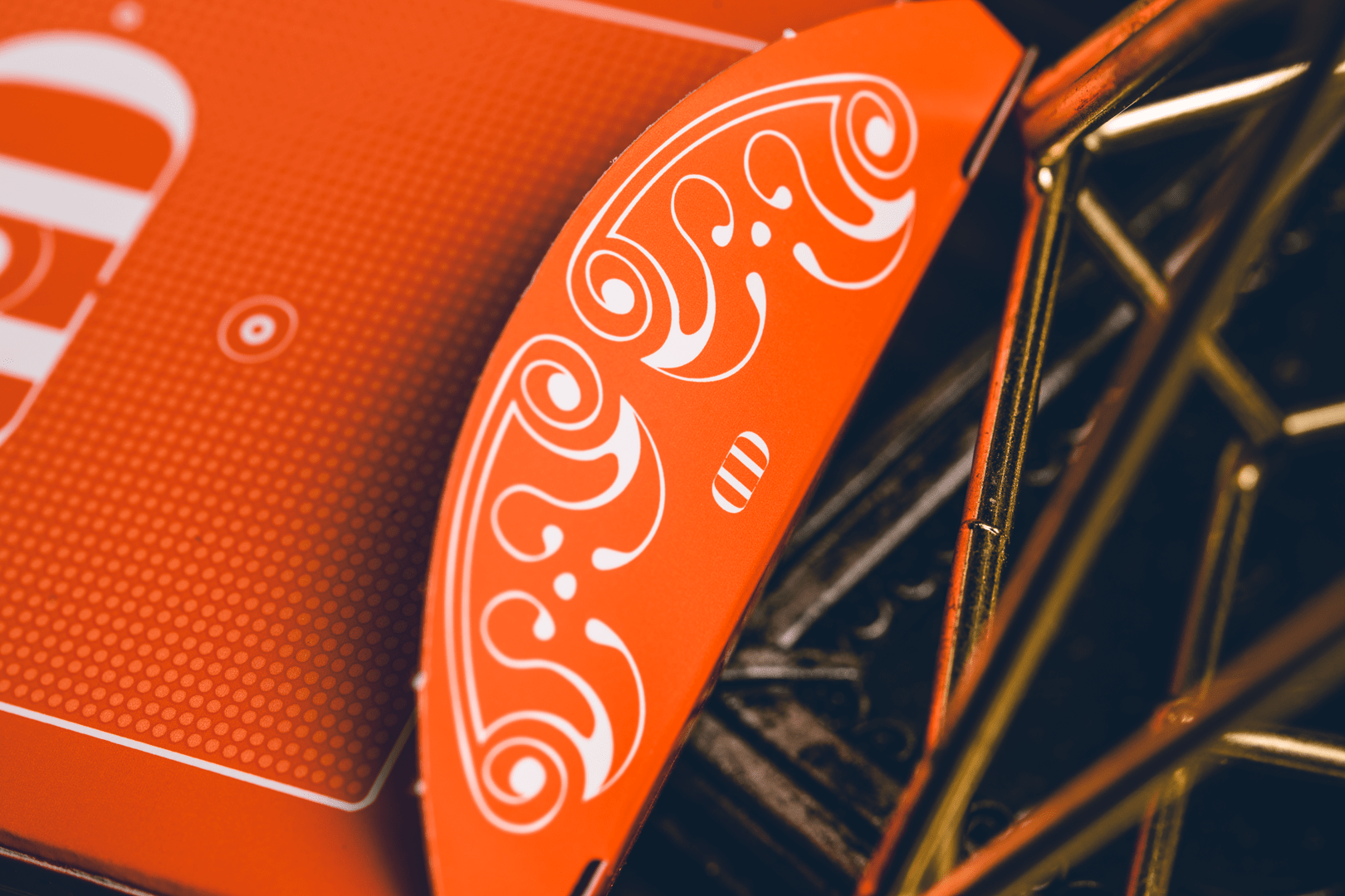 Smoke & Mirrors v9, Orange Edition Playing Cards DAN & DAVE