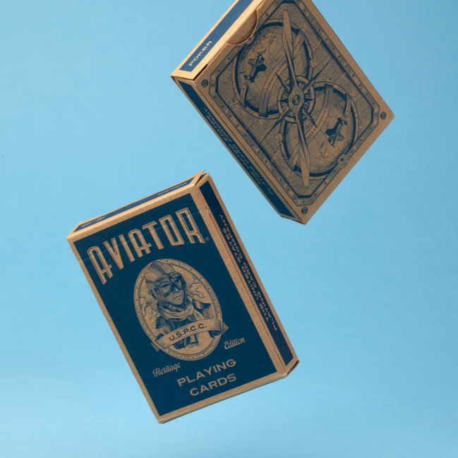 AVIATOR® Heritage Ed. Playing Cards DAN & DAVE