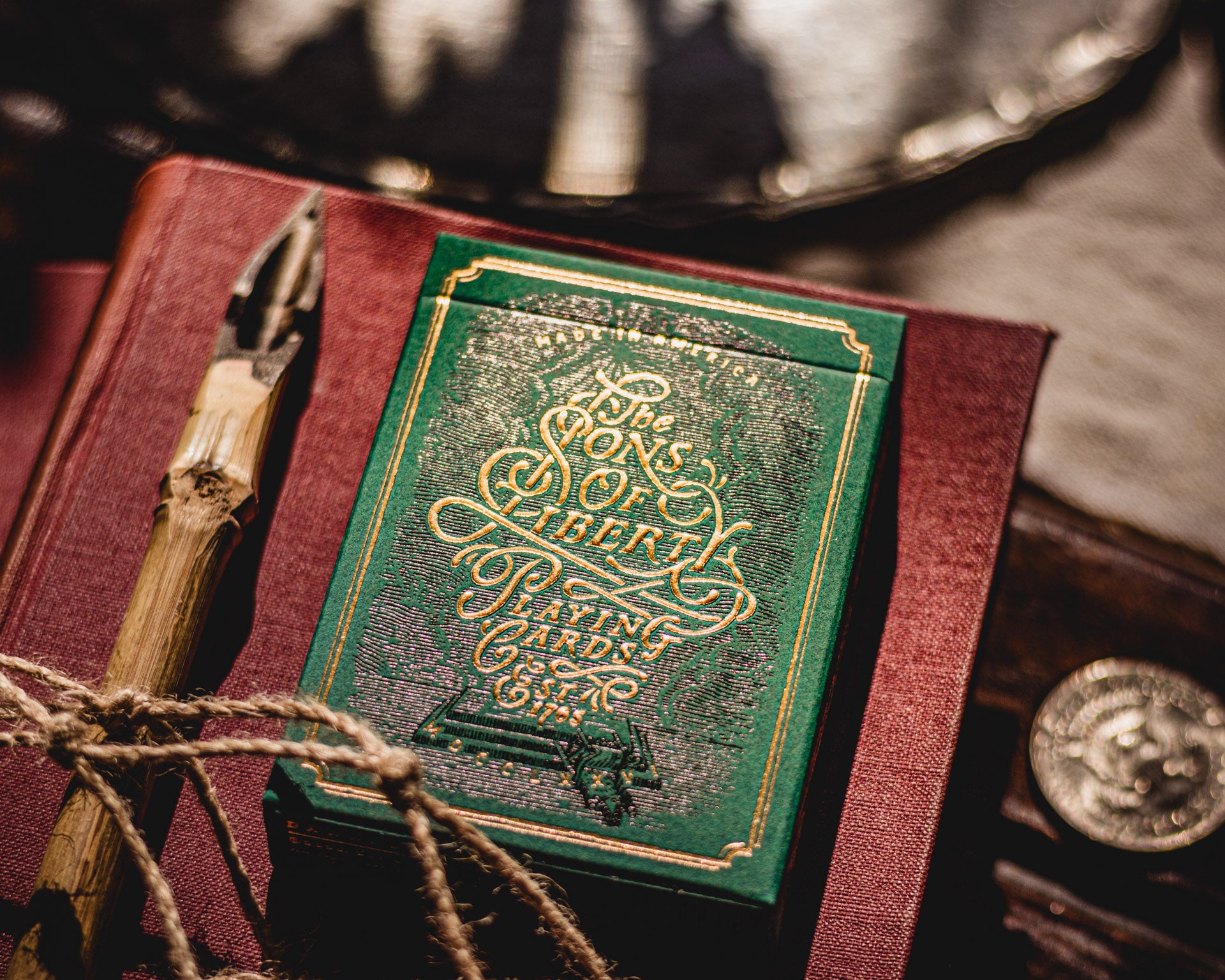Sons of Liberty, Green Edition Playing Cards DAN & DAVE